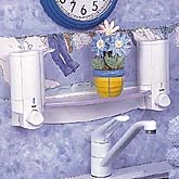 Aviva 2 White With Clear Shelf - Product Image