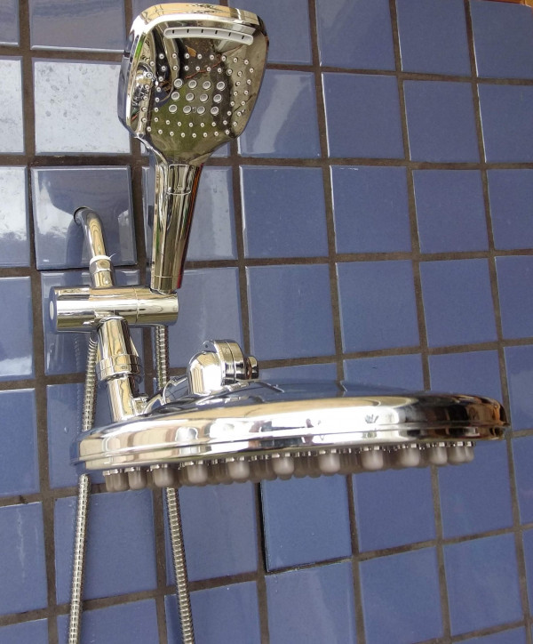 Double Thunderhead and Handheld Waterfall 3 Function , Showers Plus