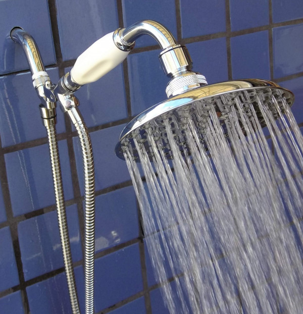 Handheld Shower with 5 1/4 Inch Rainshower