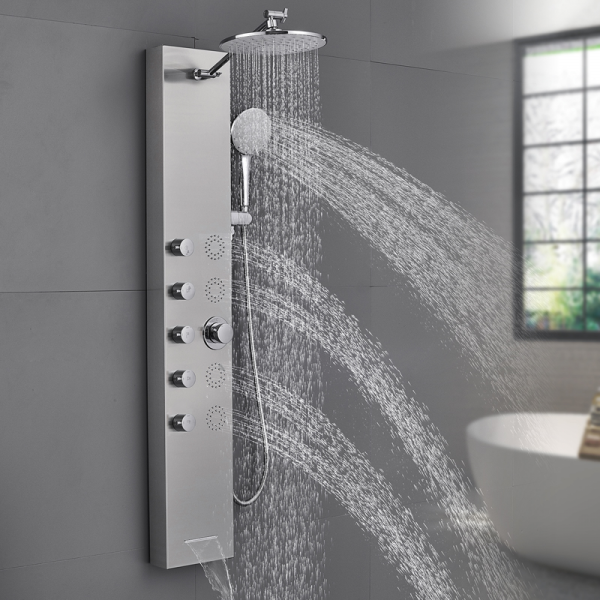 Stainless Steel Shower Panel , Showers Plus Online Shop Showers Plus