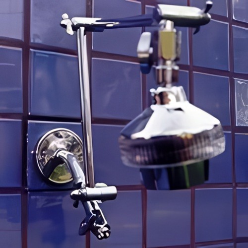 Double Shower Head with Super 5 on Top