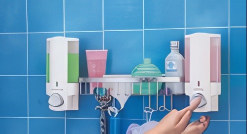 AVIVA Shower Basket White