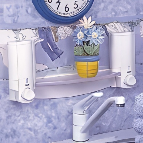 Aviva 2 White With Clear Shelf Aviva 2 White With Clear Shelf